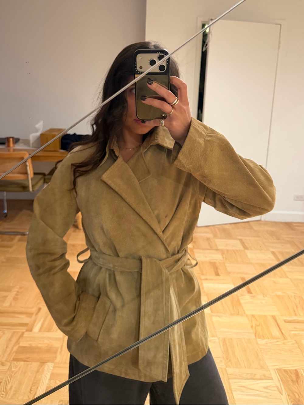 Vintage Real Suede Jacket - Picture 4 of 15